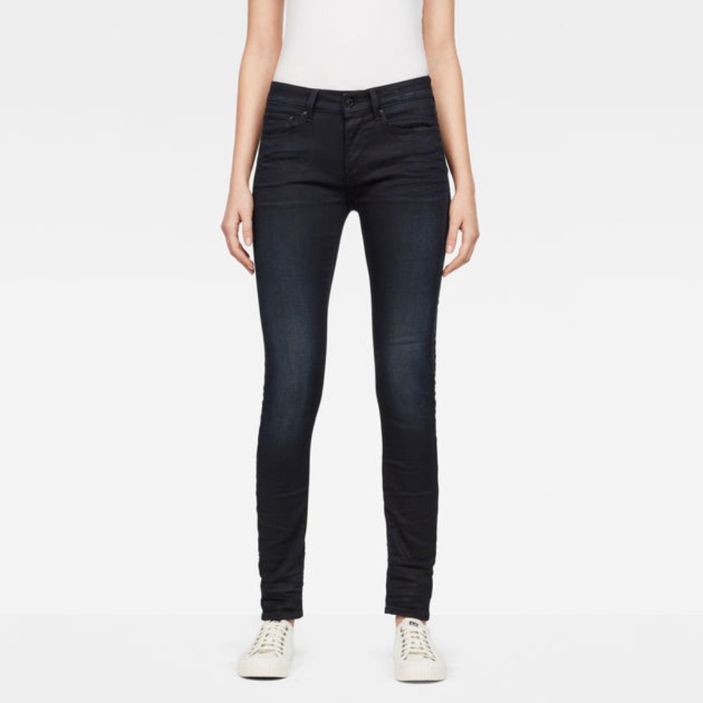 G STAR RAW 3301 Contour Skinny Jean in Dark Aged Wash